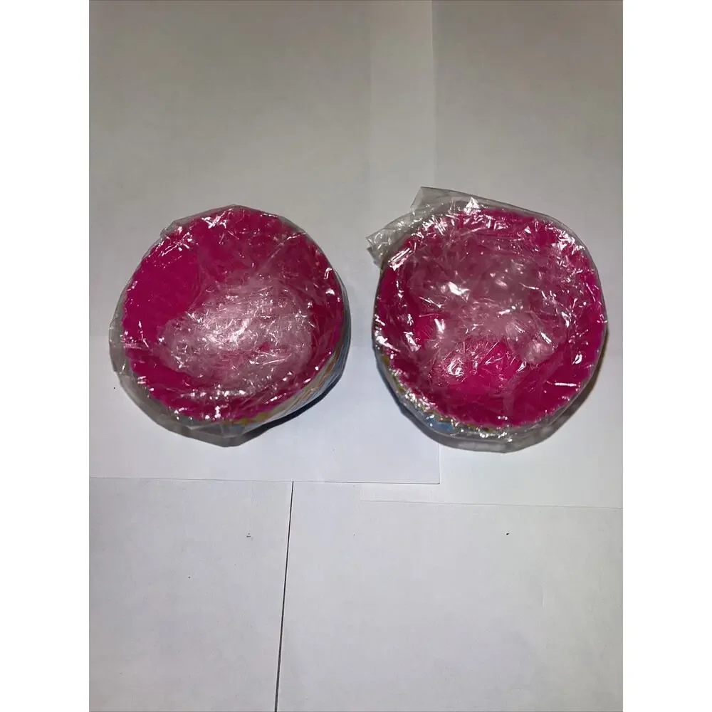 Set of 24 Silicone Baking Cups Cupcake Liners Muffins Cake Molds Bright Colors